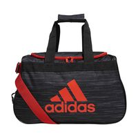 adidas Unisex Diablo Small Duffel Bag, Black Looper/Hi - Res Red/Black, ONE SIZE