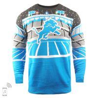 NFL Detroit Lions BLUETOOTH Ugly Sweater, Medium