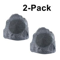 Beszin Audio Indoor/Outdoor Weatherproof Rock Patio Speaker, Wired Garden Pool Outdoor Rock Patio Speaker. (2 Pack)