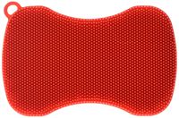 Kuhn Rikon 20125 Stay Clean Silicone Scrubber, 1, Red