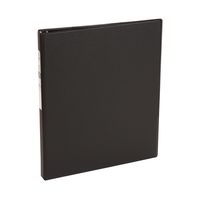 Avery Economy Binder with 0.5-Inch Round Ring, Black, 1 Binder (3201)