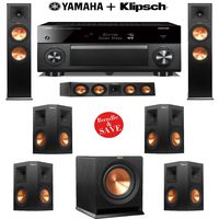 Klipsch RP-280F 7.1 Reference Premiere Home Theater System with Yamaha AVENTAGE RX-A3060BL 11.2-Ch Network A/V Receiver
