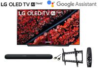 LG OLED OLED55C9PUA 55 inch Class C9 OLED55C9 4K Smart OLED TV w/Yamaha YAS108 soundbar w/Wall Mount Kit w/HDMI Cable - LG Authorized Dealer