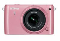 Nikon 1 S1 10.1 MP HD Digital Camera with 11-27.5mm VR 1 NIKKOR Lens (Pink)