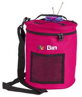 ArtBin 6805SA Yarn Drum, Knitting and Crochet Tote Bag - Raspberry