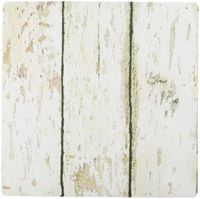3Drose LLC 8 X 8 X 0.25 Inches Mouse Pad, Country White Wooden Rustic Planks (Mp_109926_1)
