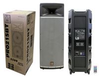 Mr. Dj PRO215BT 3-Way Dual 15" Portable Active Full Range Speaker, 5500 Watts P.M.P.O, Built-in Bluetooth Technology, USB/SD Card Reader, FM Radio