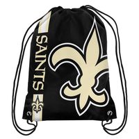 NFL New Orleans Saints Big Logo Drawstring Backpack