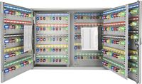 BARSKA CB12490 Key Lock 400 Position Adjustable Key Cabinet Lock Box Grey