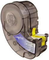 Brady X-117-492 Labxpert 1" Width x 0.5" Height, B-492 Polyester, Semi-Gloss FinishBlack on WhiteLabel (300 per Cartridge)