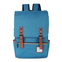 Vintage Laptop Backpack, Business Backpack, College Backpack, School Bag Fits 15-inch Laptop, Slim Unisex Backpack. Great Backpack for Teachers, Students, Traveling (Peacock Blue)