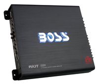 BOSS Audio Systems R3004 - Riot 1200 Watt, 4 Channel, 2 4 Ohm Stable Class AB, Full Range, Bridgeable, Mosfet Car Amplifier with Remote Subwoofer Control