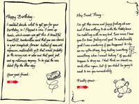 Quiplip Handwritten Yours Truly Birthday Cards, 6-Pack (YT03156PCK)