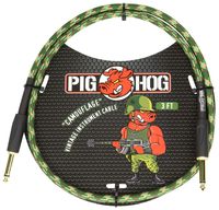 Pig Hog PCH3CF 1/4" to 1/4" Camoflauge Instrument Patch Cable, 3 Feet