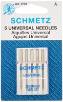Euro-Notions Schmetz Universal Machine Needles, Size 12/80 5/Pkg