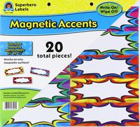 Teacher Created Resources Superhero Labels Magnetic Accents