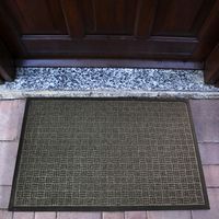 Floortex Doortex Ribmat, Indoor Entrance Mat, Charcoal Grey, 24" x 36" (FRECOR2436CH)