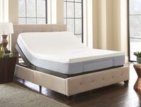 Boyd Sleep Lifestyle Adjustable Bed Frame/Mattress Foundation with Tethered Remote, Twin XL