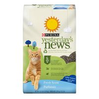 Purina Yesterday's News Non Clumping Paper Cat Litter, Fresh Scent Low Tracking Cat Litter - 13.2 lb. Bag