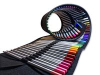 OOKU Artist PRO Watercolor Pencils Set 72 Colors / 75 Pc Full Kit | Wet Water Color Pencils Set/Dry Coloring Pencils Set for Adults, Kids | w/BONUS Wool Pencil Wrap, Watercolor Brush, Sharpener