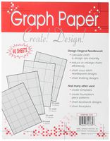 Crafters Helper Needlework Graph Paper, 8-1/2 by 11-Inch, 40 Per Package