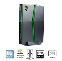 MSI Vortex W25 8SK-059 Slim and Powerful Workstation i7-8700 Quadro P3200 6GB GDDR5 32GB RAM 256GB SSD NVME + 1TB