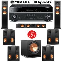 Klipsch RP-260F 7.1 Reference Premiere Home Theater System with Yamaha RX-V781BL 7.2-Ch Network A/V Receiver
