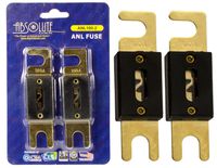 Absolute ANL100-2, 2 Pack ANL Fuses 100 Amp Gold Plated