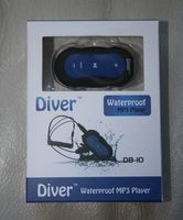 Diver DB-10 4GB Waterproof MP3 Player with Waterproof Earphones (Blue)