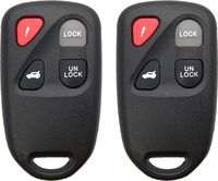 ReplaceMyRemote 2003 2004 2005 Mazda 6 Keyless Entry Remote Control Car Key Fob Replacement for FCC ID: KPU41805 Model 41805 (Two)