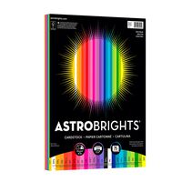Astrobrights Colored Cardstock, 8.5" x 11", 65 lb / 176 gsm, "Spectrum" 25-Color Assortment, 75 Sheets (80944-01)