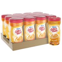 NESTLE COFFEE-MATE Coffee Creamer, Hazelnut 15oz powder creamer, Pack of 12