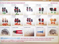 Deutsch, OEM DT Series Black CONNECTORS with Solid TERMINALS, PIC Tool & PC Crimper, 238 Piece Set for Harley, Cat, Automotive, Motorcycle, Trailer, Truck and More. Order by 3PM EST Shipped That Day