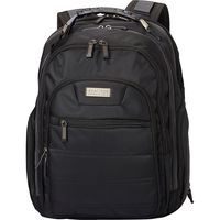 Kenneth Cole Reaction 1680d Polyester Dual Compartment 17" Laptop Backpack, Black