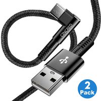 Updated 2019 Version USB C Cable Fast Charging, (2 Pack 6.6ft) USB A to Type C Charger Nylon Braided Cord for with Samsung Galaxy S10 S9 S8 Plus Note 10 9 8,Moto Z Z3,LG V50 G8,Other USB C Devices