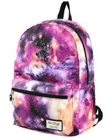 TRENDYMAX Galaxy Backpack Cute for School | 16"x12"x6" | Holds 15-inch Laptop | Purple