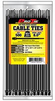 Pro Tie B8FTPM500 8-Inch Fir Tree Push Mount Cable Tie, UV Black Nylon, 500-Pack