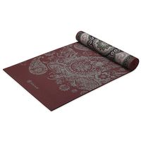 Gaiam Yoga Mat Premium Print Reversible Extra Thick Non Slip Exercise & Fitness Mat for All Types of Yoga, Pilates & Floor Workouts, Moroccan Swirl, 6mm