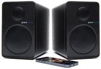 Grace Digital GDI-BTSP201 aptX Powered Bookshelf Bluetooth Speakers (Set of 2, Black)