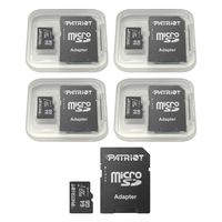 Patriot LX Series 64GB Micro SDXC - Class 10 UHS-I - 5 Pack