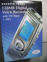 Sharper Image 128mb Digital Voice Recorder with Fm Tuner (Ds701)