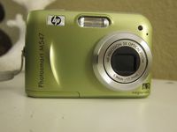 HP Photosmart M547 6.2MP 3X Optical/6x Digital Zoom Camera (Green)