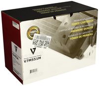 V7 V7M551M Remanufactured Magenta Toner Cartridge for HP CE403A (HP 507A) - 6000 Page Yield