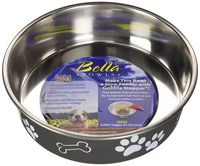 Loving Pets Bella Bowl for Dogs, Large, Espresso