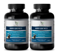 libido Herbs - Horny Goat Weed 1560mg - Premium Herbal Blend - Horny Goat Weed Pills for Men Sex - 2 Bottles (120 Capsules)