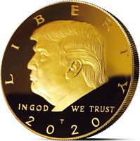 Donald Trump Coin 2020 - Gold Plated Collectible Coin, Protective Case Included - Re-Election Gift, Show Your Support to Keep America Great