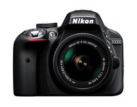 Nikon D3300 w/ AF-P DX 18-55mm VR Digital SLR - Black