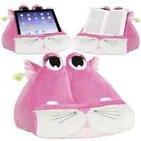BookMonster Book iPad Tablet Holder Novelty eReader Rest Sofa Pillow Stand Gift Idea - Kiki Kitty