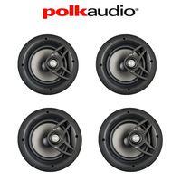 Polk Audio V80 High Performance Vanishing in-Ceiling Loudspeakers (4 Pack)