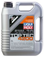 Liqui Moly (2011) Top Tec 4200 5W-30 Synthetic Motor Oil - 5 Liter Jug